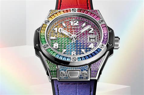 Hublot Big Bang One Click Steel Rainbow Women's Watch 